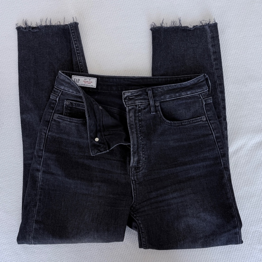 Gap Sky High Rise Vintage Slim Jeans